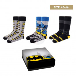 DC Comincs Socks 3-Pack Batman 40-46